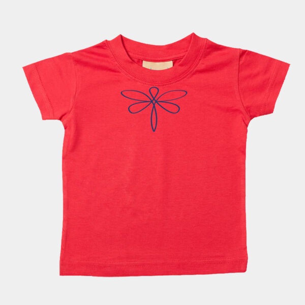 Medium Dark Blue Dragonfly - Baby/Toddler T-Shirt Thumbnail